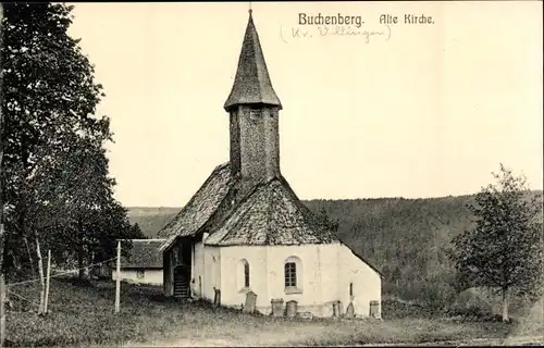 Ak Buchenberg Königsfeld im Schwarzwald, Alte Kirche