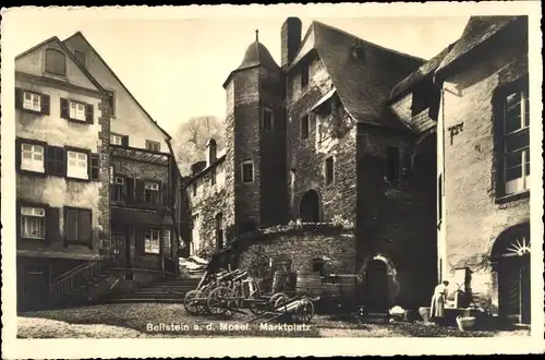 Ak Beilstein an der Mosel, Marktplatz