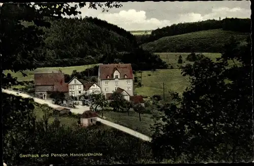 Ak Blankenrath im Hunsrück, Pension Hanosiusmühle
