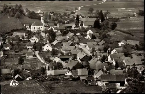 Ak Issing Vilgertshofen in Oberbayern, Fliegeraufnahme