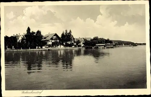 Ak Unterschondorf Schondorf am Ammersee Oberbayern, Gesamtansicht