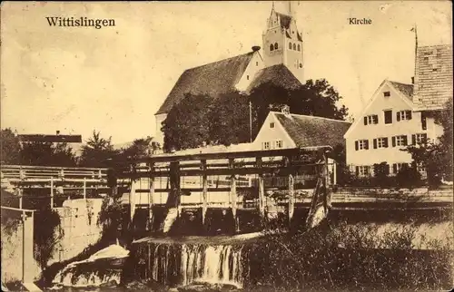 Ak Wittislingen in Schwaben, Kirche