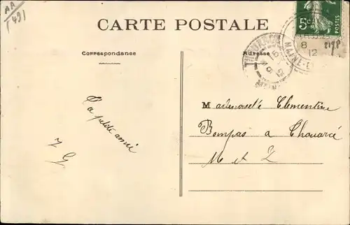 Ak Tigné Maine et Loire, Château