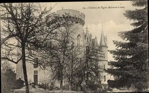 Ak Tigné Maine et Loire, Château