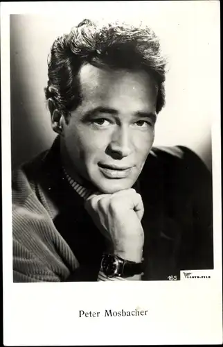 Ak Schauspieler Peter Mosbacher, Portrait