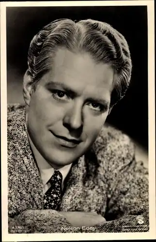 Ak Schauspieler Nelson Eddy, Portrait