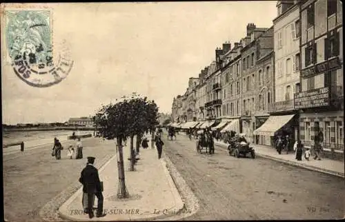 Ak Trouville sur Mer Calvados, Le Quai Valée, Cabinet Dentaire