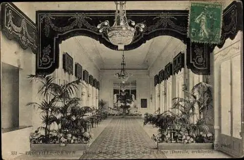 Ak Trouville sur Mer Calvados, Casino Municipal, Galerie du 1er Etage