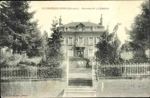 Ak La Chapelle Yvon Calvados, Domaine de la Galottière