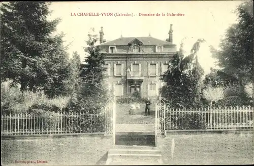 Ak La Chapelle Yvon Calvados, Domaine de la Galottière