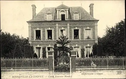 Ak Bonneville la Louvet Calvados, Châlet Nouveau Monde