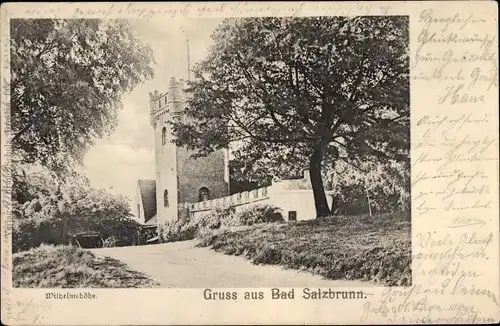 Ak Szczawno Zdrój Bad Salzbrunn Niederschlesien, Wilhelmshöhe