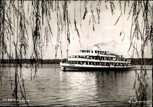 Ak MS Seeshaupt, Starnberger See, Salondampfer