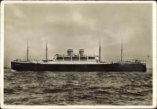 Ak Dampfer Deutschland, Dampfschiff, HAPAG