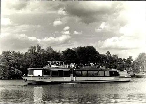 Foto Ak Rheinsberg in Brandenburg, Salondampfer Remus, P 270