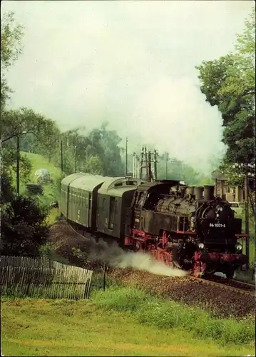 Ak Deutsche Eisenbahn, Dampflok, 86 1001, Traditionsdampflokomotive