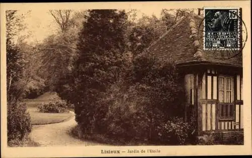 Ak Lisieux Calvados, Jardin de l'Etoile