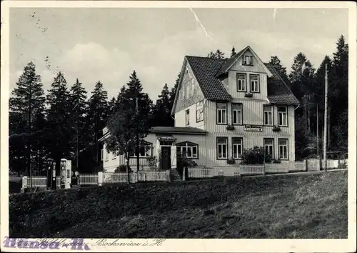 Ak Hahnenklee Bockswiese Goslar im Harz, Hansa Haus, Haus Waldfrieden