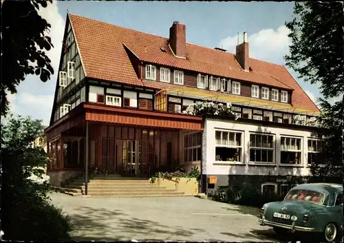 Ak Bad Salzuflen in Lippe, Hotel Forsthaus, Am Kurpark