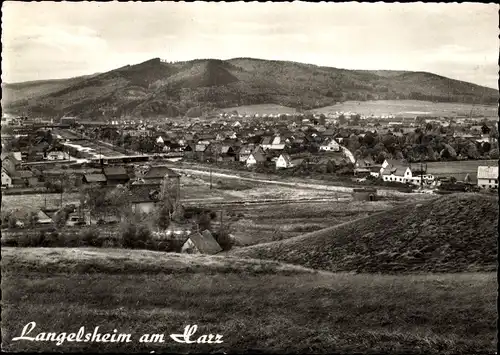 Ak Langelsheim Harz, Gesamtansicht