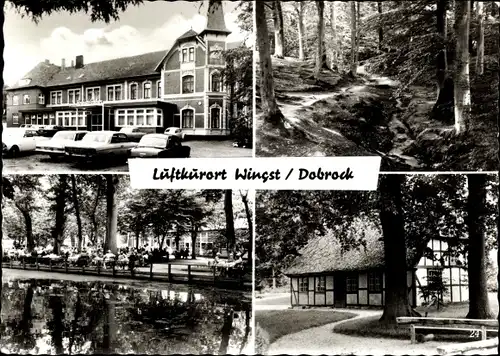 Ak Dobrock Wingst im Kreis Cuxhaven, Waldschlösschen, Inh. Jürgen Müller