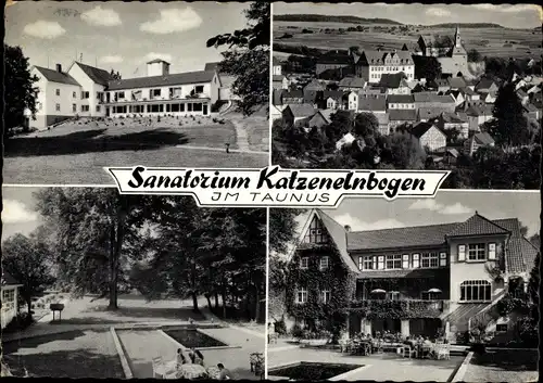 Ak Katzenelnbogen im Taunus, Teilansicht, Sanatorium