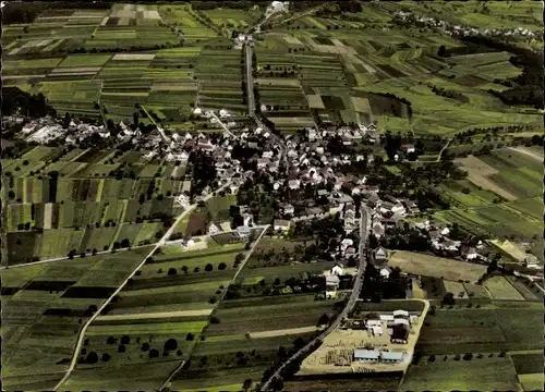 Ak Wallmerod im Westerwald, Fliegeraufnahme vom Ort