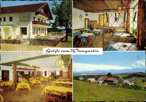 Ak Rimsting am Chiemsee Oberbayern, Ratzingerhöhe, Pension Weingarten