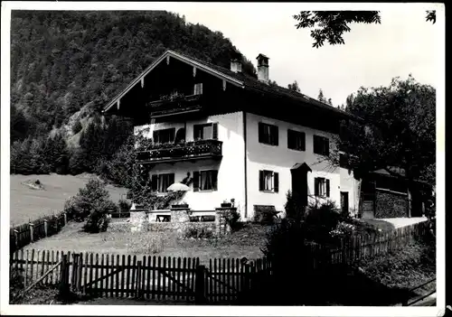 Foto Ak Ruhpolding in Oberbayern, Gasthaus