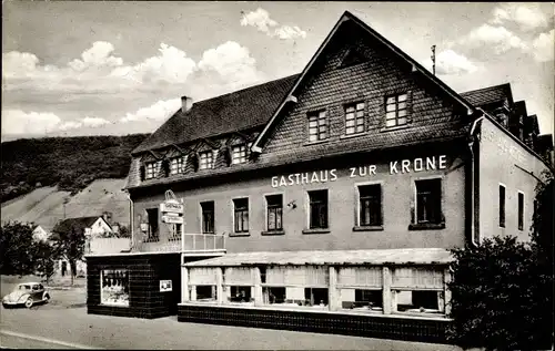 Ak Oberfell an der Mosel, Gasthaus Metzgerei Zur Krone