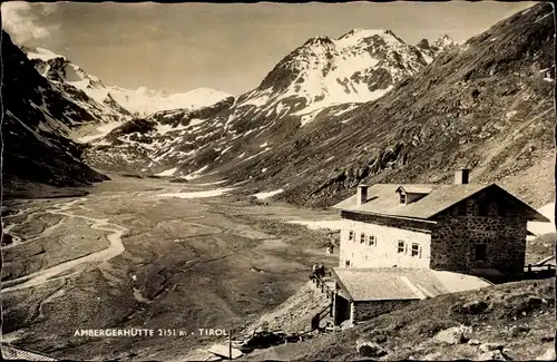 Ak Stubai Tirol, Amberger Hütte