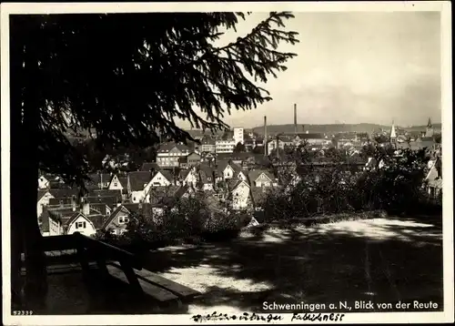 Ak Schwenningen am Neckar, Blick von der Reute