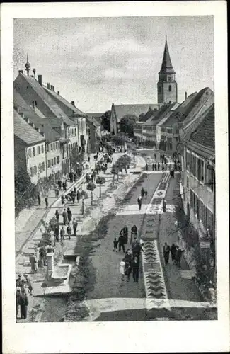 Ak Hüfingen im Schwarzwald, Straßenpartie