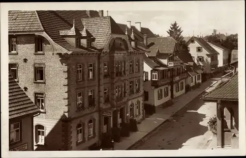 Ak Königsfeld im Schwarzwald Baden, Tannenhof, Straßenpartie