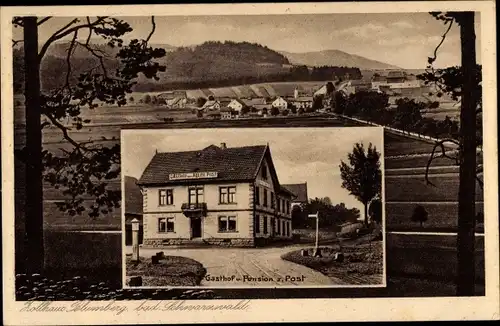 Ak Blumberg, Gasthof zur Post, Zollhaus Blumberg