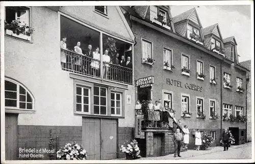 Ak Briedel an der Mosel, Hotel Goeres