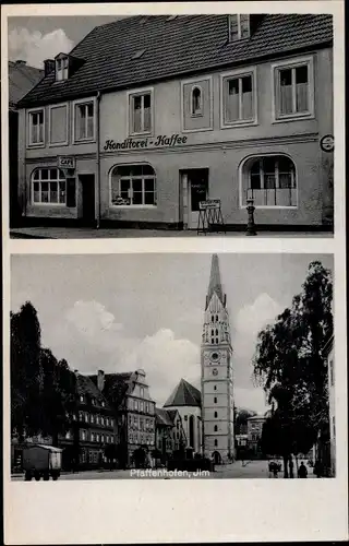 Ak Pfaffenhofen an der Ilm Oberbayern, Kaffee, Kirche