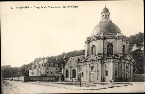 Ak Saumur Maine et Loire, Chapelle de Notre-Dame des Ardilliers