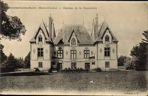 Ak Montreuil sur Maine Maine-et-Loire, Chateau de la Chouaniere