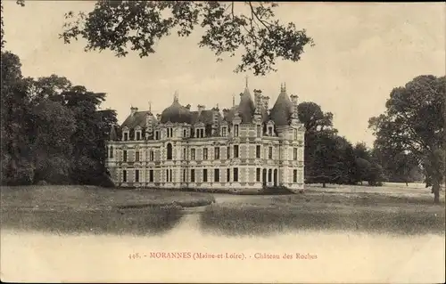 Ak Morannes Maine et Loire, Chateau des Roches