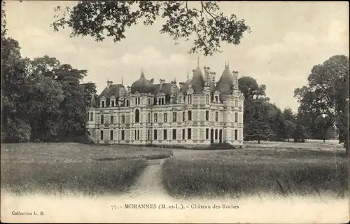 Ak Morannes Maine et Loire, Chateau des Roches