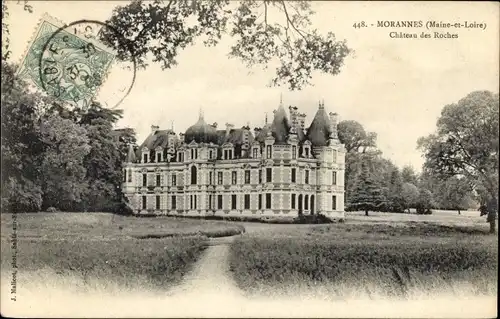 Ak Morannes Maine et Loire, Chateau des Roches