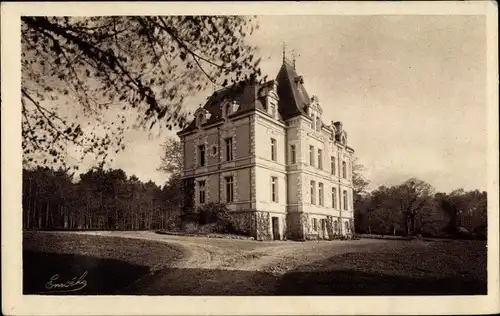 Ak Morannes Maine et Loire, Chateau des Loges