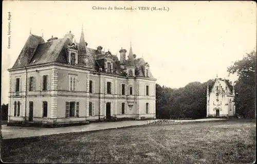 Ak Vern Maine et Loire, Chateau du Bois Lozé