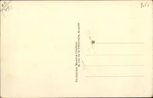 Ak Neuillé Maine et Loire, Vue generale