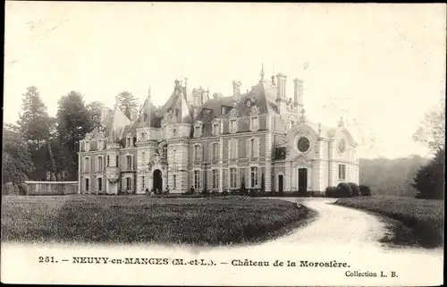 Ak Neuvy en Mauges Maine et Loire, Chateau de la Morosière