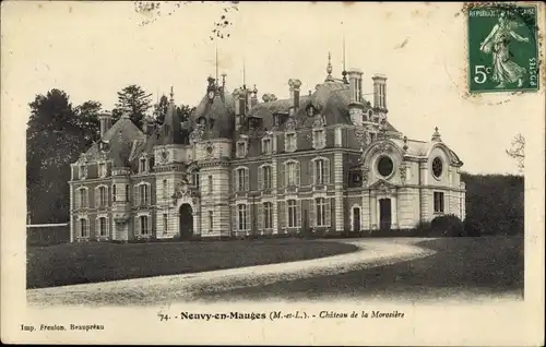 Ak Neuvy en Mauges Maine et Loire, Chateau de la Morosière