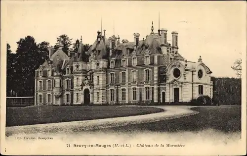 Ak Neuvy en Mauges Maine et Loire, Chateau de la Morosière