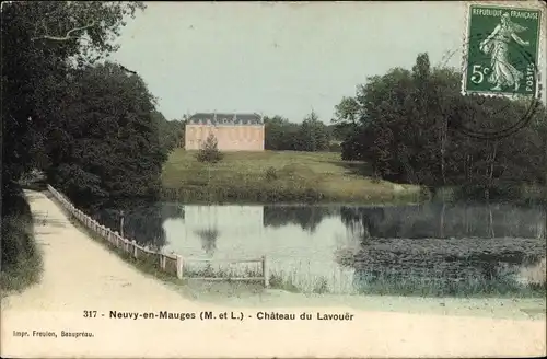Ak Neuvy en Mauges Maine et Loire, Chateau du Lavouer