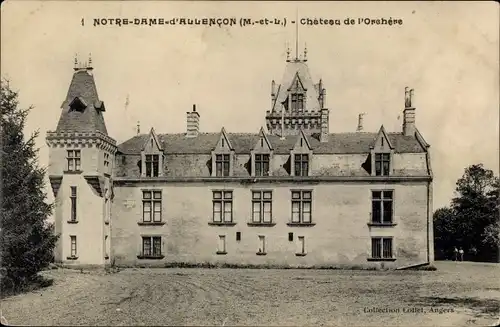 Ak Notre Dame d'Allencon Maine et Loire, Chateau de l'Orchere